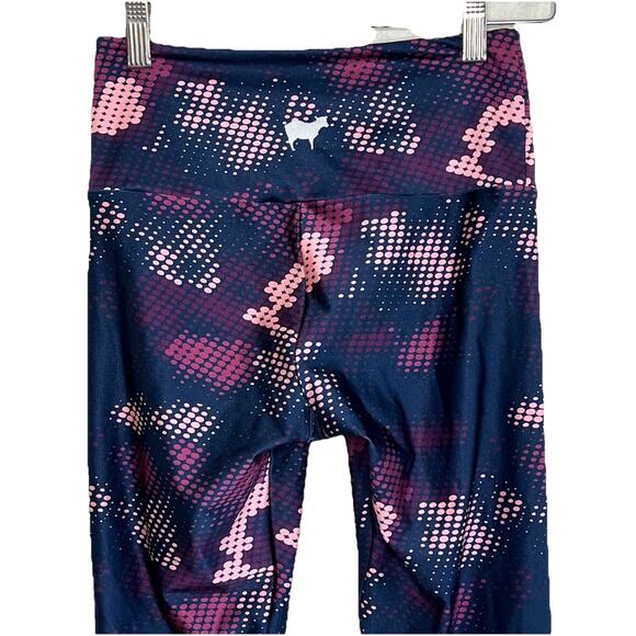 Goldsheep Leggings Small Purple Camo Camouflage Yoga Stretch Run Athleisure N16 - Picture 3 of 4
